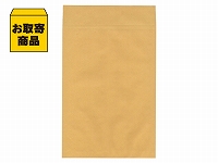 【OT】角2クラフト茶100g枠無センター貼ガゼット付エルコン付き(無地封筒)