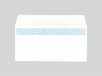 長3横かんたん開封（左から）ハーフホワイト100g枠無カマス貼クイック付（無地封筒）