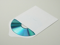 CD封筒ハーフホワイト外カマス貼（無地封筒）
