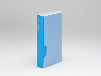 名刺・カードホルダー　ボックスタイプ　240枚収納（ブルー）