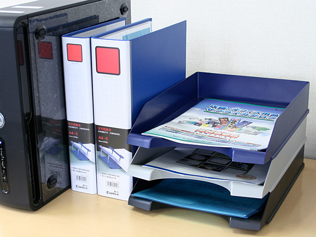 (まとめ) クルーズ スケルトンカラーレタートレーA4タテ パープル LT-500PU 1セット（3個） 〔×10セット〕送料込み